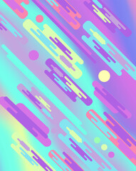 Vector abstract holographic background