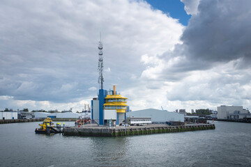 Port of Rotterdam VHF Radio Station and Traffic Centre, located between Lekhaven and Ijsselhaven.