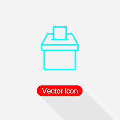Vote Icon, Election Box Icon Vector Illustration Eps10