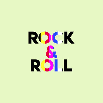 A word writing text showing concept of Rock And Roll