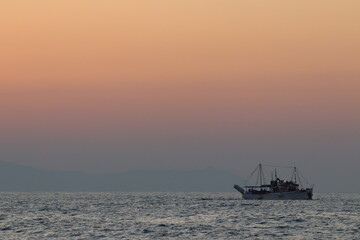 Fototapeta premium sunset at sea