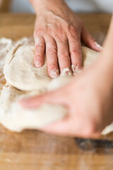 Selbstgemachtes Brot. Brot backen.