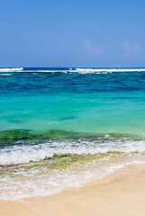 View on Karma beach on Bali, Indonesia