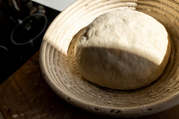 Selbstgemachtes Brot. Brot backen.