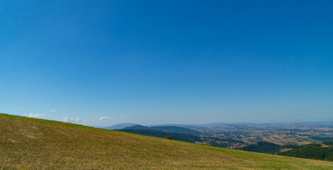 Vista da monte Murano nelle Marche