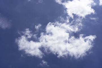 Blue backdrop in the air for text