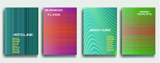 Abstract Geometric Stripe Pattern. Linear backdrop . Colorful background . Poster, brochure geometric design .
 Vector.