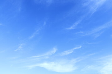 Obraz premium Blue sky and white clouds