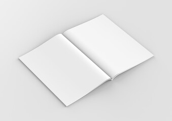 A4 editorial and catalog cover and page mockup