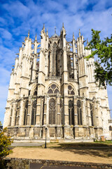 The Cathedral of Saint Peter of Beauvais, Roman Catholic church is of the Gothic style in the Beauvais, France