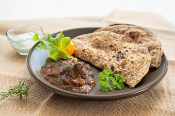 カレーとチャパティ