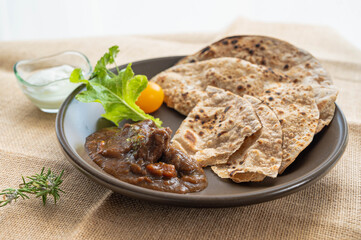 カレーとチャパティ