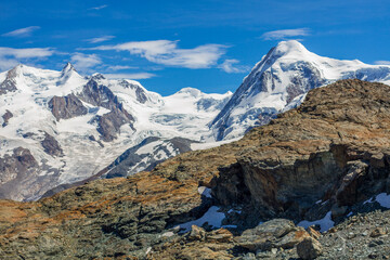Fototapeta na wymiar Swiss alps at near Zermatt, Switzerland