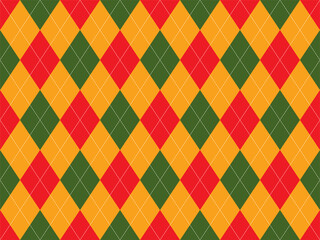 Argyle pattern seamless. Fabric texture background. Classic argill vector ornament