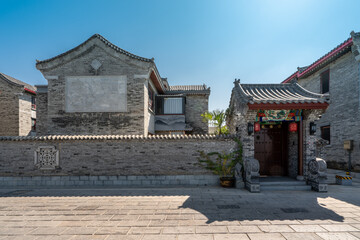 Fototapeta premium Chinese classical courtyard architecture landscape