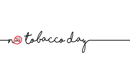No tobacco day. Stop do not smoke sign Smoke free zone including electronic cigarettes Forbidden no smoking Forbid cigarette tobacco area. Stop halt allowed, no ban. Flat vector signboard Stoptober