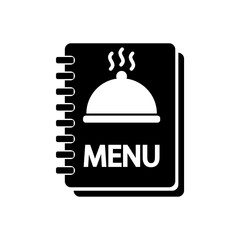 Food menu card , logo isolated on white background