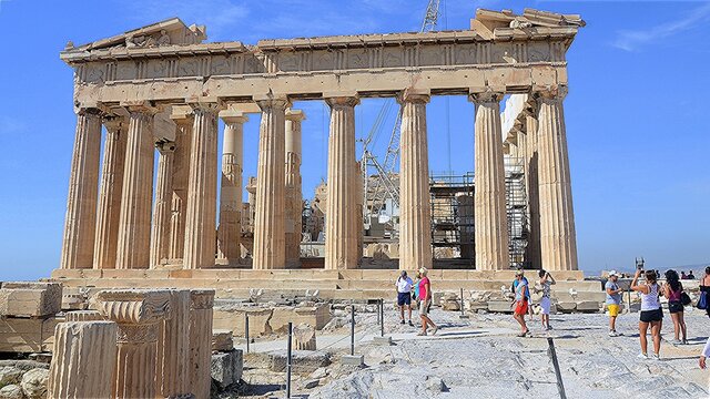 Acropolis, Parten&oacute;n, Propileo, Atenas, Grecia
