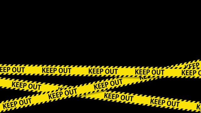 Keep Out tapes 3types with mask