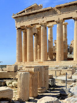 Acropolis, Parten&oacute;n, Propileo, Atenas, Grecia