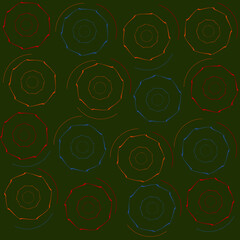 seamless pattern with circles