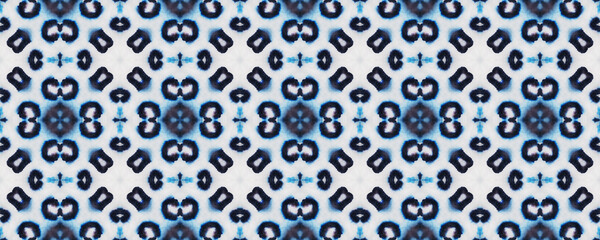Kaleidoscope Background.  Multicolor Natural Ethnic Illustration. Traditional Backdrop.  Indigo and Black Textile Print. Multicolor Kaleidoscope Seamless Background. 
