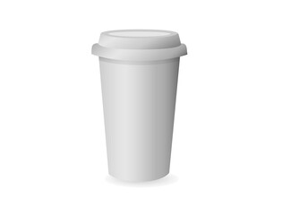 Paper cup with a good lid