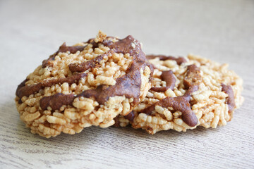 Khaotan, rice cracker. North thailand Food