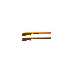 rifle butts vector