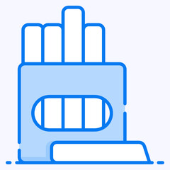 
A tailoring chalk icon used for cloth marking vector 
