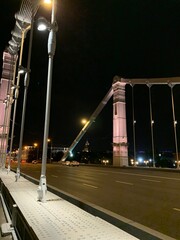 bridge at night