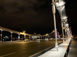 night traffic in the city