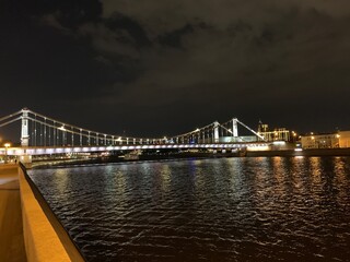 bridge at night