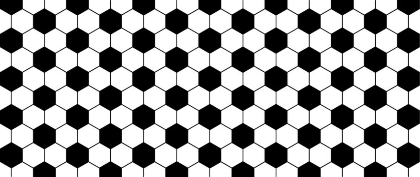 Empty football net or  soccer goal net pattern. Flat vector background. Play team sport. Honeycomb pattern