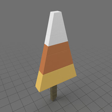 Candy corn sign