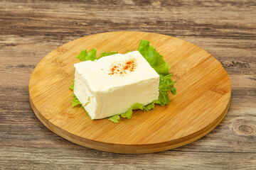Greek traditional soft feta cheese