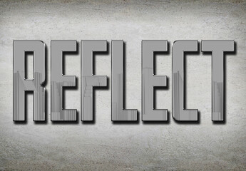Reflect Text Effect Mockup