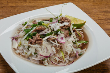 Vietnamese cuisine - Pho Bo soup