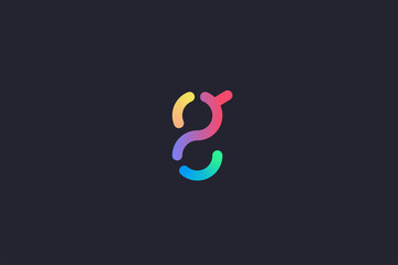 Technology Letter G Logo Abstract Whimsical Monogram