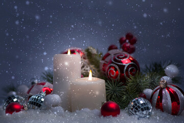 Fototapeta na wymiar Christmas and New Year holidays background .