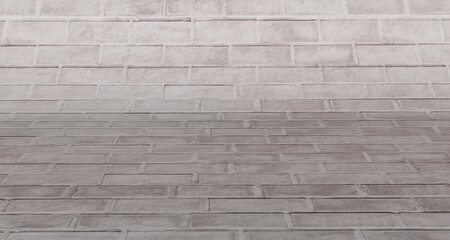 3d illustration Curved wooden wall backdrop It is the same texture continuously, light color