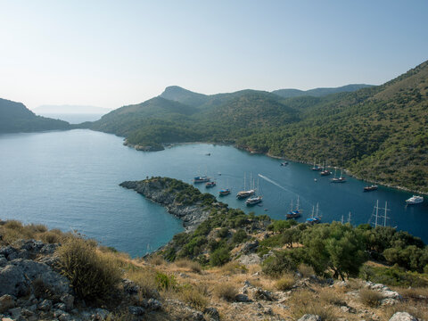 Gemiler Island, Fethiye, Turkey
