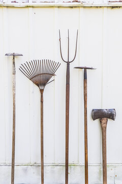 Collection of Old Lawn and Garden Tools