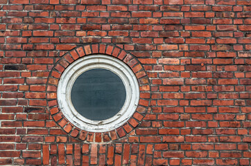 Old Brick Wall with Window