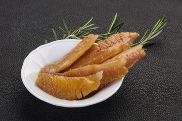 Pickled herring caviar