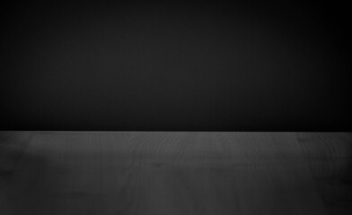 Empty black product showcase background
