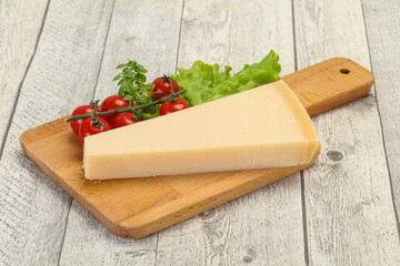 Italian traditional parmesan cheese triangle