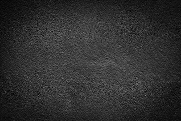 Black cement background Black concrete surfaces. Cement is suitable for design.