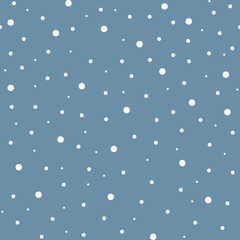 Snowflakes seamless pattern design for winter and Christmas fabric, wrapping, textile, wallpaper, background.