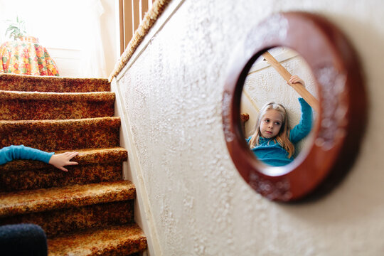 girl in the mirror